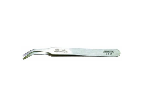 Bernstein 5-061, Rustfritt stål, Rustfritt stål, Flat, Bøyd, 16 g, 115 mm