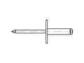Miniatyrbild 4 av 4: TOOLCRAFT 160312 Åben blindnitte (Ø x L) 4.8 mm x 13 mm Stål Stål 250 stk