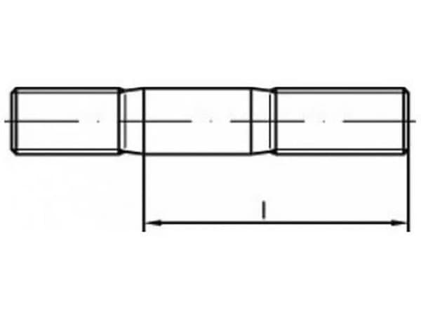 TOOLCRAFT 112544 Stiftskruer M6 18 mm DIN 835 Stål 100 stk