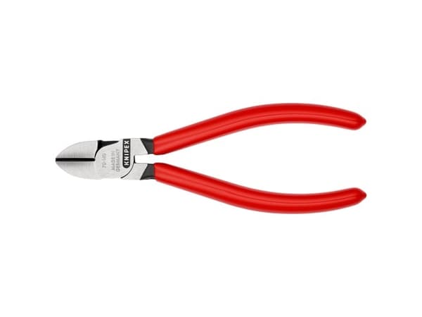 Knipex 70 01 140, Diagonal tang, Kromvanadiumstål, Plast, Rød, 140 mm, 126 g