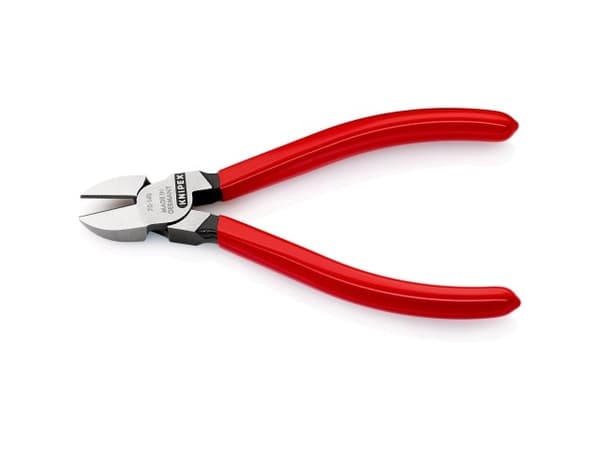 Knipex 70 01 140, Diagonal tang, Kromvanadiumstål, Plast, Rød, 140 mm, 126 g