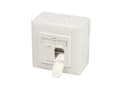 Miniatyrbild 2 av 5: LogiLink NP0126, RJ-45, STP, 6a, metallisk, vit, SO/IEC 11801, TIA/EIA 568C.2, 80 mm