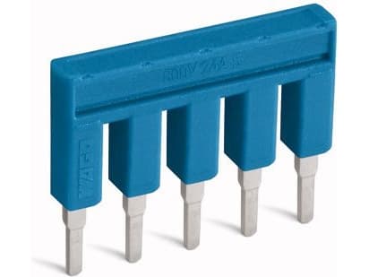 Wago 2002-410/000-006, Säkringskontakt, 1 styck, Blå, 50,4 mm, 4,1 mm, 19 mm