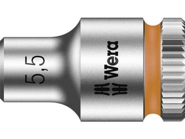 Wera 8790 HMA 05003504001 Udvendig sekskant Topnøgleindsats 5.5 mm 1/4 (6,3 mm)