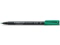 Miniatyrbilde 5 av 5: STAEDTLER Lumocolor 318 - Markør - permanent - grønn - 0.6 mm - fin