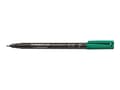 Miniatyrbilde 2 av 5: STAEDTLER Lumocolor 318 - Markør - permanent - grønn - 0.6 mm - fin