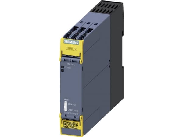 SIEMENS SIRIUS -turvareleen jatkoyksikkö 4RO, jossa on releen aktivoima piiri 4 NO 1 NC US = 24 V DC ruuvi