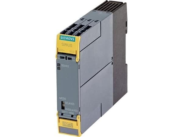SIEMENS SIRIUS -turvareleen jatkoyksikkö 4RO, jossa on releen aktivoima piiri 4 NO 1 NC US = 24 V DC ruuvi