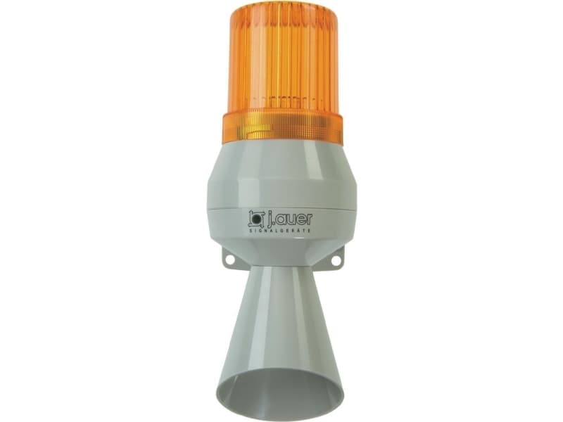 Auer Signalgeräte Kombi-signalgiver KLF Orange Blitzlys, Enkelt tone 230 V/AC