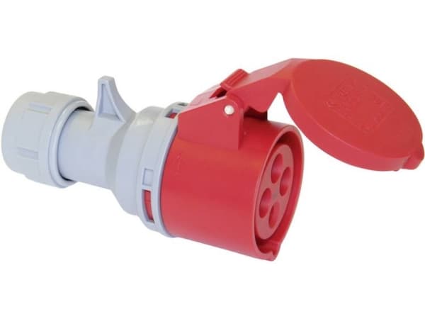 PCE Turbo Shark kannettava pistorasia 32A 400V 3P+Z+N IP44 225-6TT 225-6TT