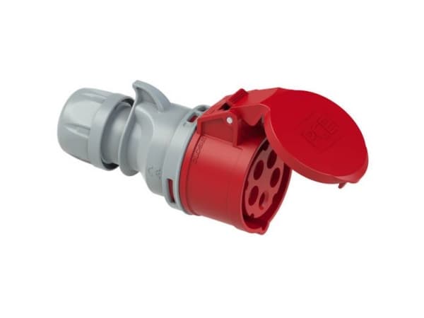 PCE Turbo Shark kannettava pistorasia 32A 400V 3P+Z+N IP44 225-6TT 225-6TT