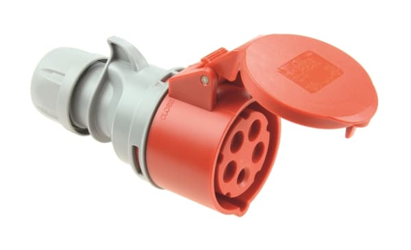 PCE Turbo Shark kannettava pistorasia 32A 400V 3P+Z+N IP44 225-6TT 225-6TT