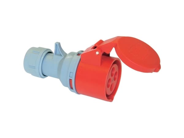 PCE Turbo Shark kannettava pistorasia 32A 400V 3P+Z+N IP44 225-6TT 225-6TT