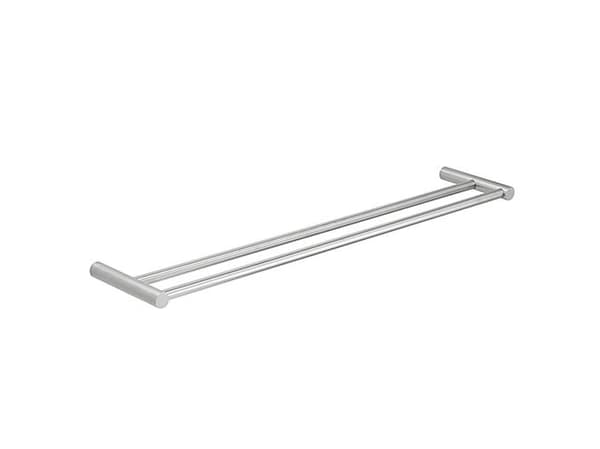 Csslr Plus dubbel handdukstork bredd 60 cm polerat rostfritt stål