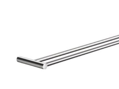 Csslr Plus dubbel handdukstork bredd 60 cm polerat rostfritt stål