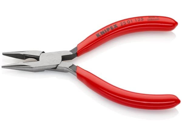Knipex 25 01 125, Avbitartång, Kromvanadinstål, Plast, Röd, 125 mm, 73 g