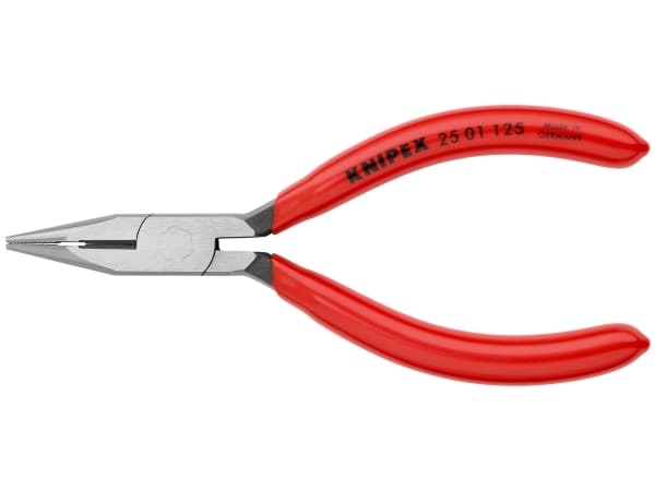 Knipex 25 01 125, Avbitartång, Kromvanadinstål, Plast, Röd, 125 mm, 73 g