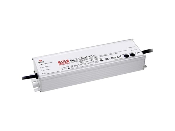 MEAN WELL HLG-240H-24A, 240 W, IP20, 90 - 305 V, 10 A, 24 V, 68 mm