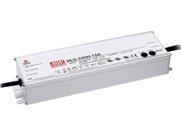 MEAN WELL HLG-240H-24A, 240 W, IP20, 90 - 305 V, 10 A, 24 V, 68 mm