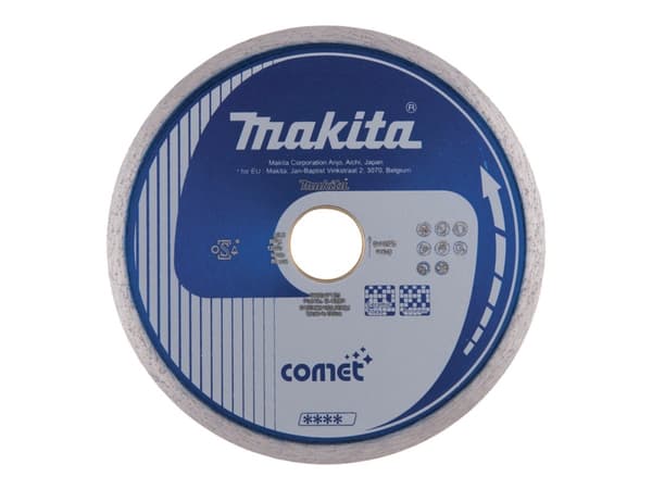Makita Comet - Skärskiva i diamant - för porslin, ceramic tile - 125 mm - för Makita DCC500Z, DGA511Z, DGA513, DGA513Z, DGA515, DGA517, DLX3179TX1, S