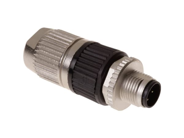 Harting 21 03 212 1305, w. Harax M12 L4 MM12-L, Svart, Nickel, mässing, Polyamid, Zink, 22/18, Guld, IP65, IP67
