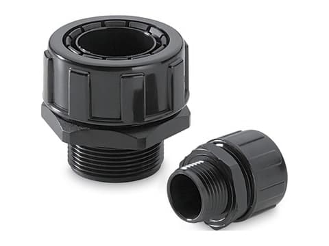 Lapp 55502444, Liitinliitos, Musta, Metrinen, IP67, -40 - 120 °C