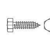 TOOLCRAFT 144589 Sekskantet kærvskrue 6.3 mm 22 mm Udvendig sekskant DIN 7976 Stål Galvaniseret 250 stk