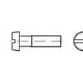 Miniatyrbild 2 av 4: Toolcraft 104026, Skruv, Förzinkat stål, Kullrigt (skruvhuvud), Zink, M3, Cylindriskt skruvhuvud