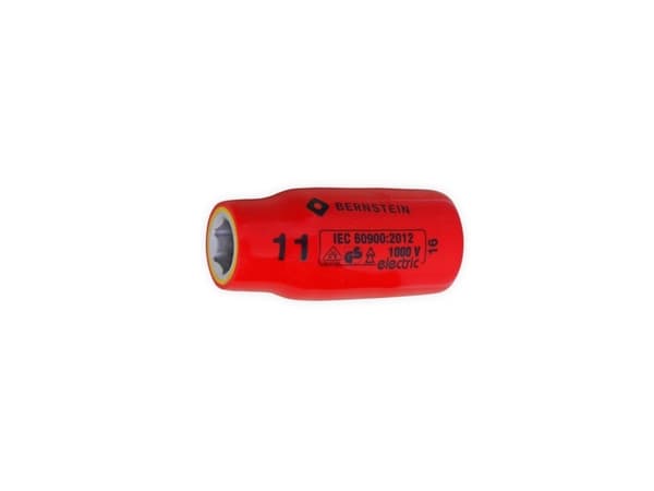 Bernstein-Werkzeugfabrik Steinrücke 16-442 VDE, Sokkel, 1/2", Metrisk, 1 huvud(er), 11 mm, Krom-vanadium-stål
