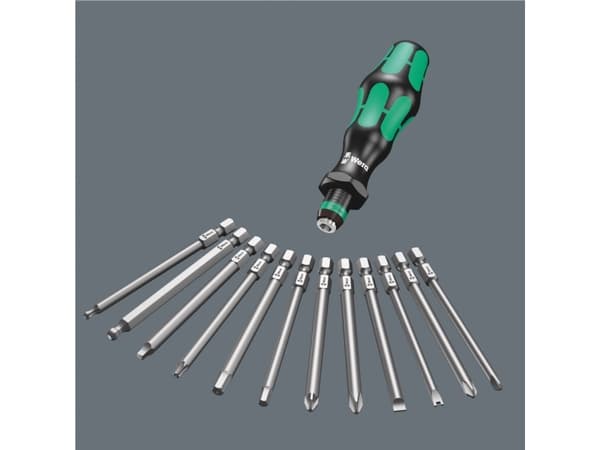 Wera Kraftform Kompakt 41, Sort, Grønn, Svart