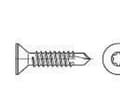 Miniatyrbilde 1 av 4: TOOLCRAFT 141584 Borskrue 6.3 mm 45 mm T-profil DIN 7504 Stål Galvaniseret 250 stk