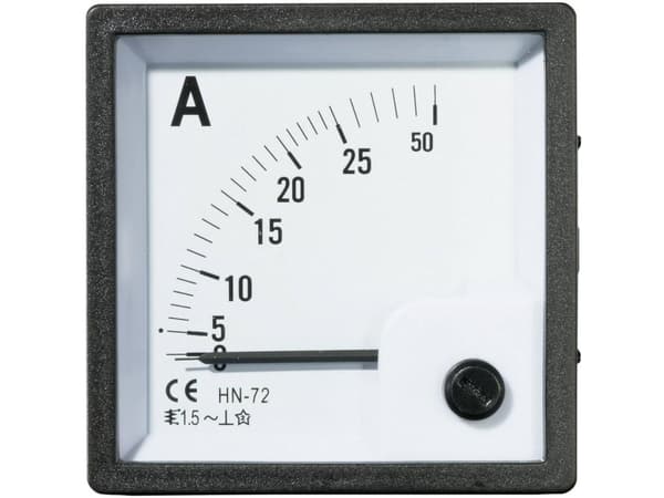 VOLTCRAFT AM-72X72/25A Analog installationsmätare AM-72X72/25A 25 A mjukt järn