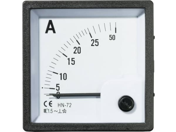 VOLTCRAFT AM-72X72/25A Analog installationsmätare AM-72X72/25A 25 A mjukt järn