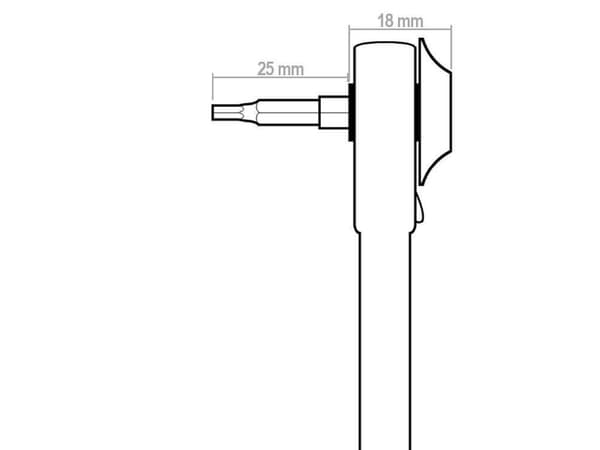 Donau Elektronik Donau Elektronik Donau Elektronik MBS10 Bitklämma 5/32 (4 mm) 92 mm