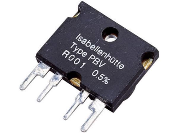 Isabellenhütte PBV 0,1 Målingsmodstand 0.1 Ω 10 W (L x B x H) 22 x 4 x 17 mm 1 stk