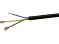 Pikkukuva 2 / 3: VOKA Kabelwerk H05VVF3X1 Letkukaapeli H03VV-F 3 x 1 mm² Musta 100 m