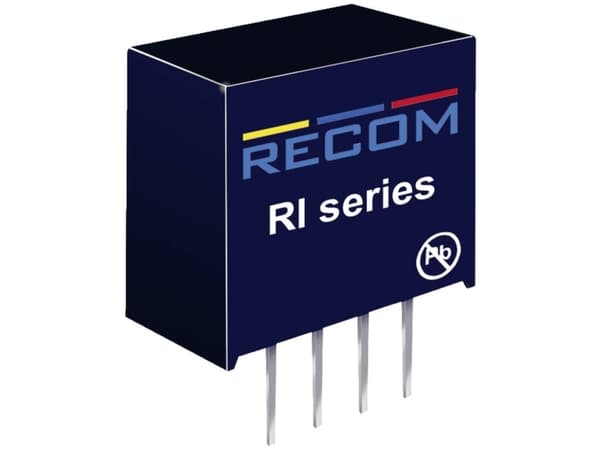 RECOM RI-1205S DC/DC bilväxelriktare 12 V 5 V 0,4 A 2 W Antal utgångar: 1 x Innehåll 1 st