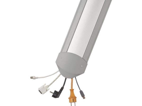 Serpa-päätyosa Vaaleanharmaa 130 mm Sisältö: 2 kpl