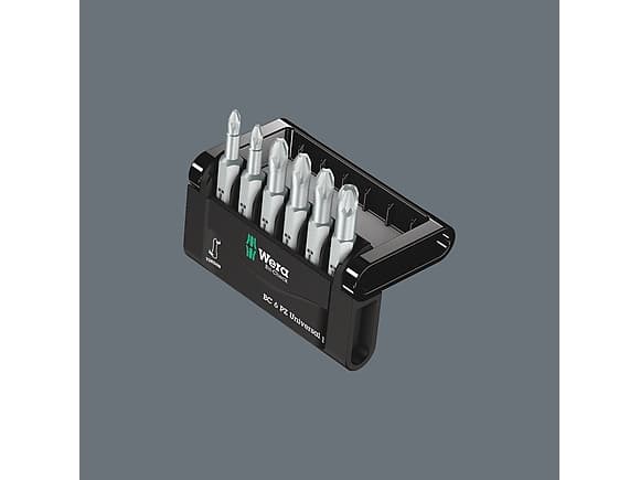 Wera 05056471001, 6 stykker, Pozidriv, PZ 1, PZ 2, PZ 3, 50 mm