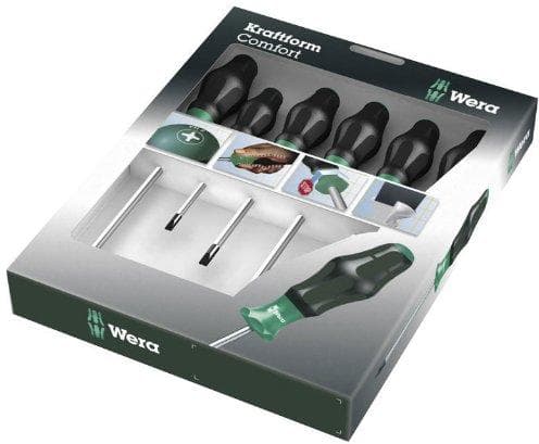 Wera 05031551001, Svart, Grønn, Svart