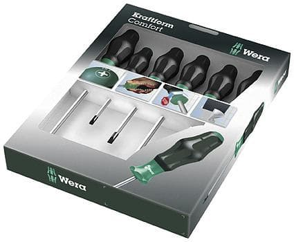 Wera 05031551001, Svart, Grønn, Svart