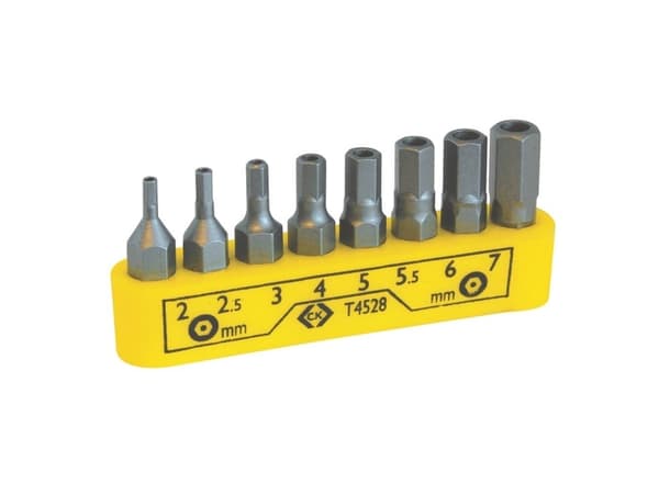 C.K. T4528 C.K Bit Clip Tamperproof Hexagon Set Of 8