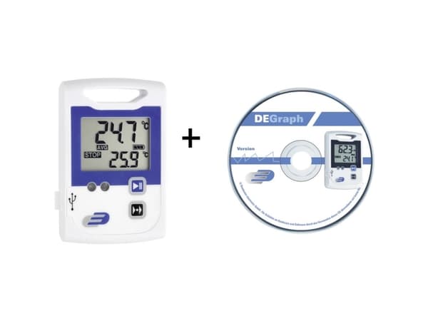 Dostmann Electronic 5005-1105 LOG100 CRYO Set lämpötilalaskentalaite Mål lämpötila -30 til 70 °C