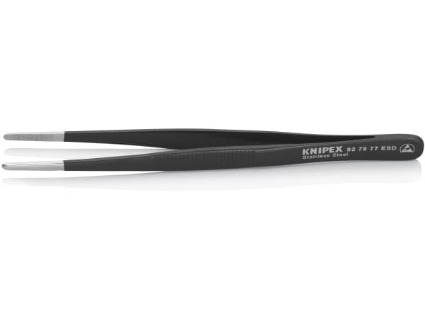 Knipex 92 78 77 ESD, Kromnikkelstål, Sort, Rett, 27 g, 145 mm, 1 stykker
