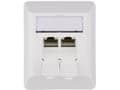 Miniatyrbild 3 av 5: Telegärtner J00023A0204, RJ-45, 6a, Vit