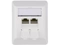 Miniatyrbild 2 av 5: Telegärtner J00023A0204, RJ-45, 6a, Vit