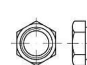 TOOLCRAFT 159304 Sidomuttrar M12 Stål galvaniserat 100 st