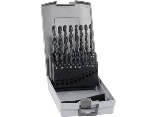 Alpen 802311100 HSS Metallspiralborrset med 19 delar DIN 338 Cylinderskaft 1 set