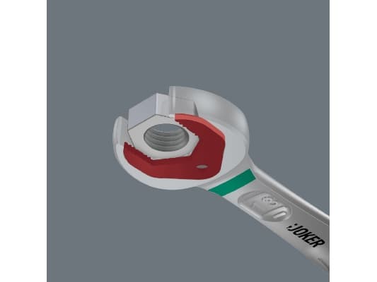 Wera Joker, 12 mm, Rustfrit stål, Chrom-molybdæn stål, Krom, Mat, Tyskland