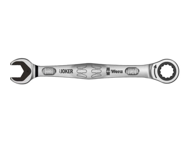 Wera Joker, 12 mm, Rustfrit stål, Chrom-molybdæn stål, Krom, Mat, Tyskland